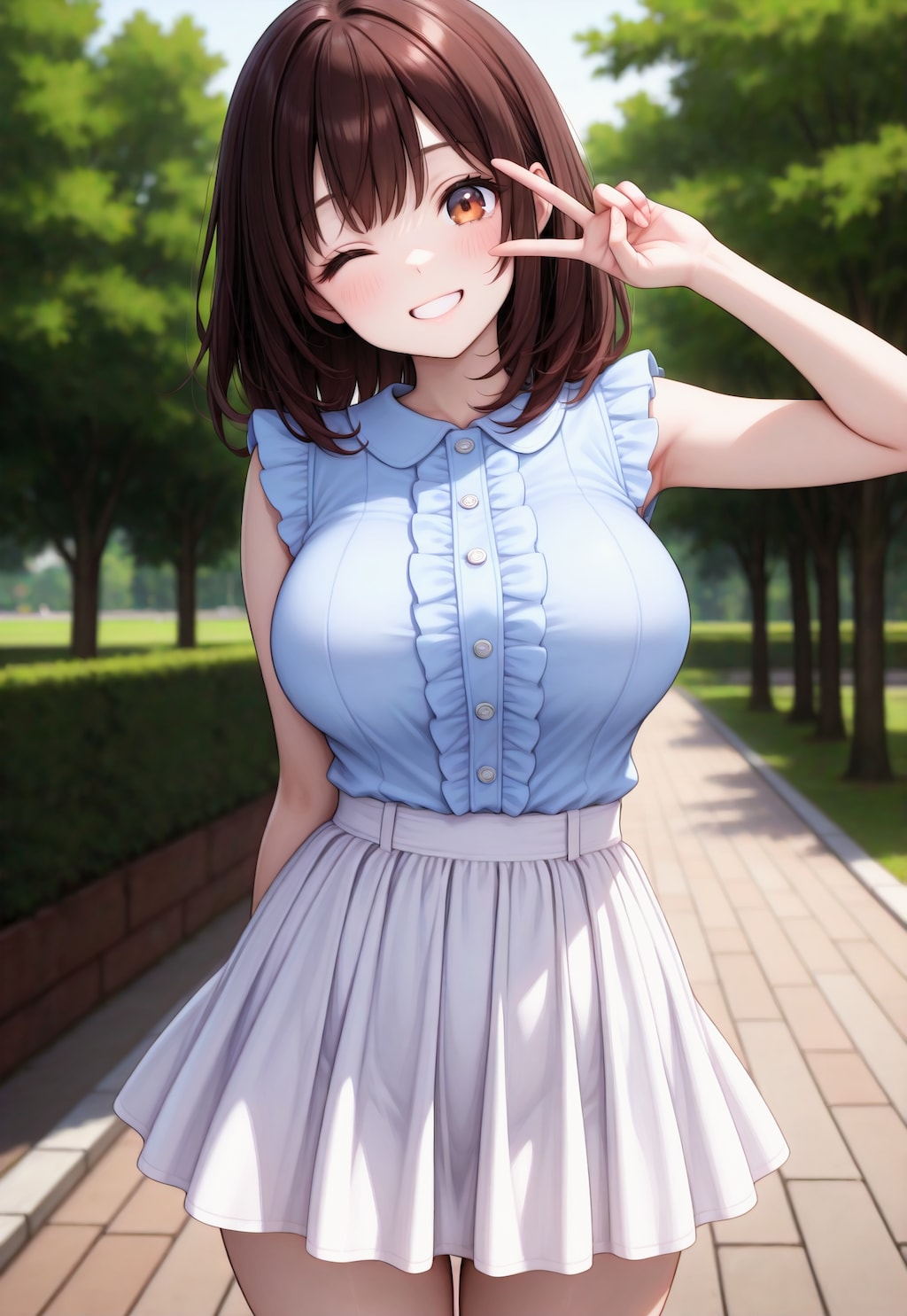 1056（水色のノースリーブ）