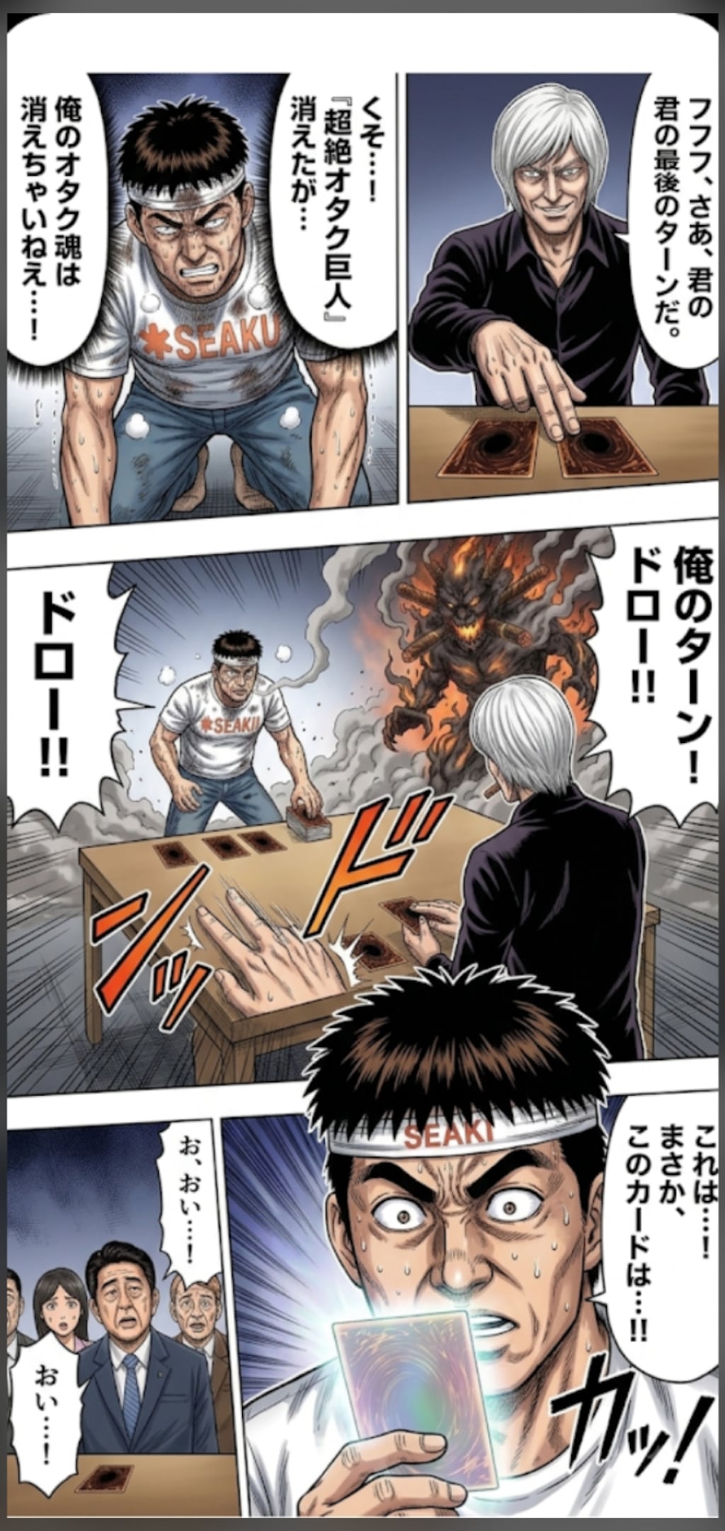 熱い🔥カオスカード　　　　　　　　　　　　💥バトル漫画｡