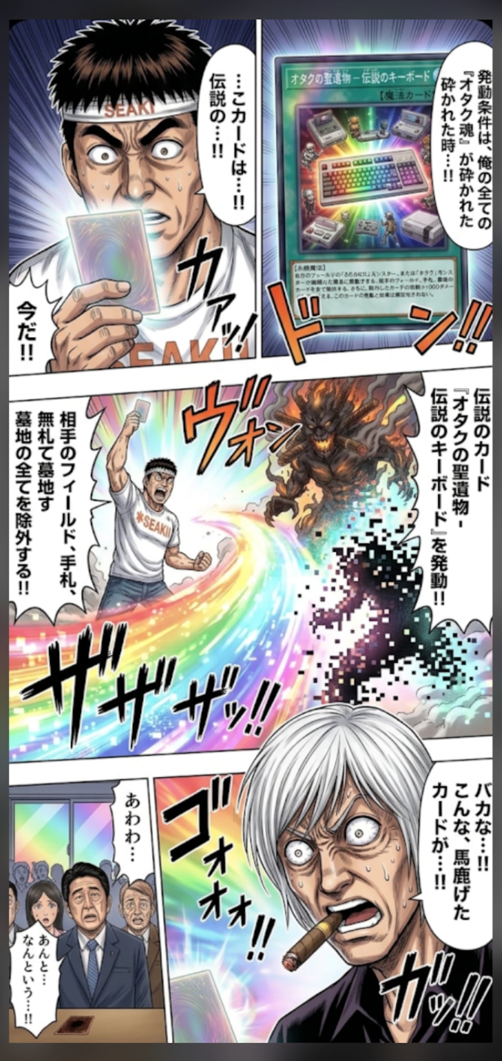 熱い🔥カオスカード　　　　　　　　　　　　💥バトル漫画｡