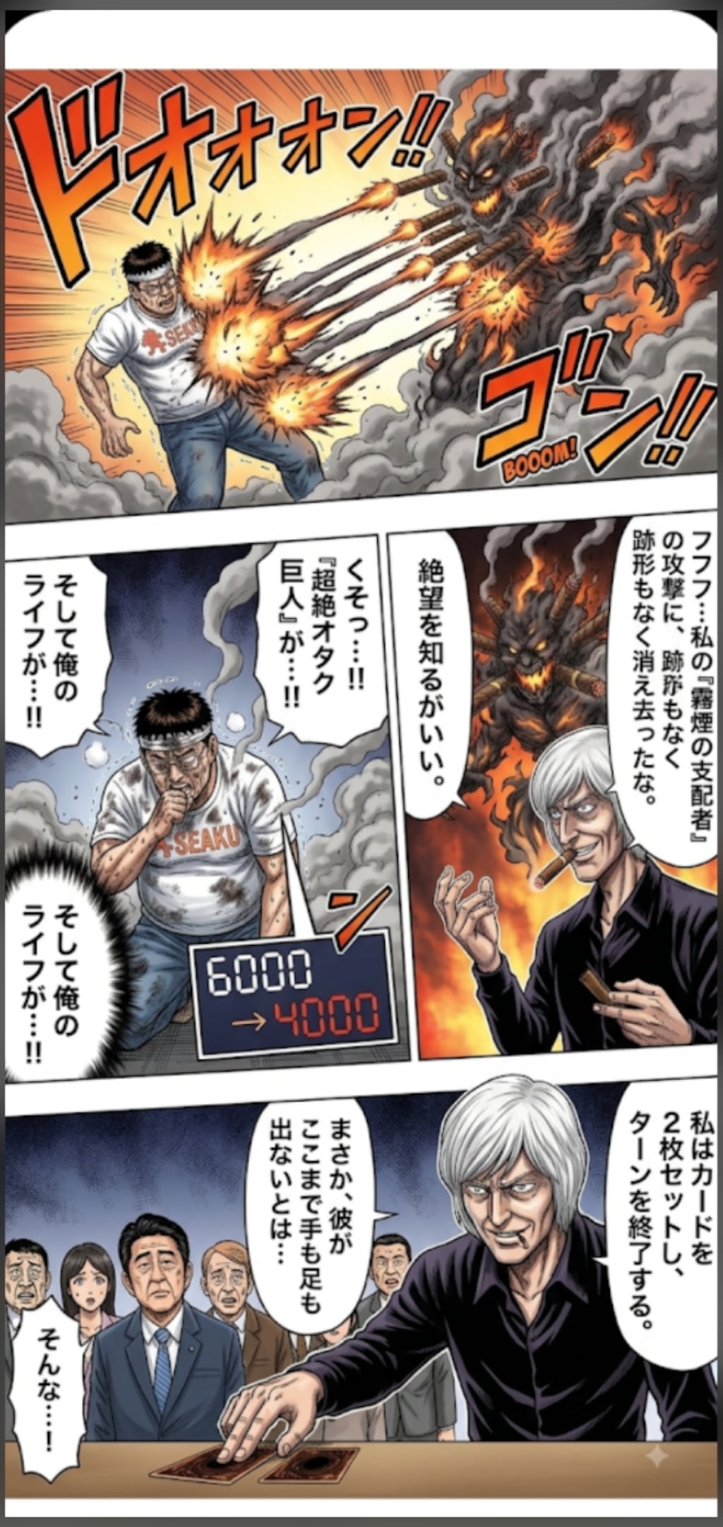 熱い🔥カオスカード　　　　　　　　　　　　💥バトル漫画｡