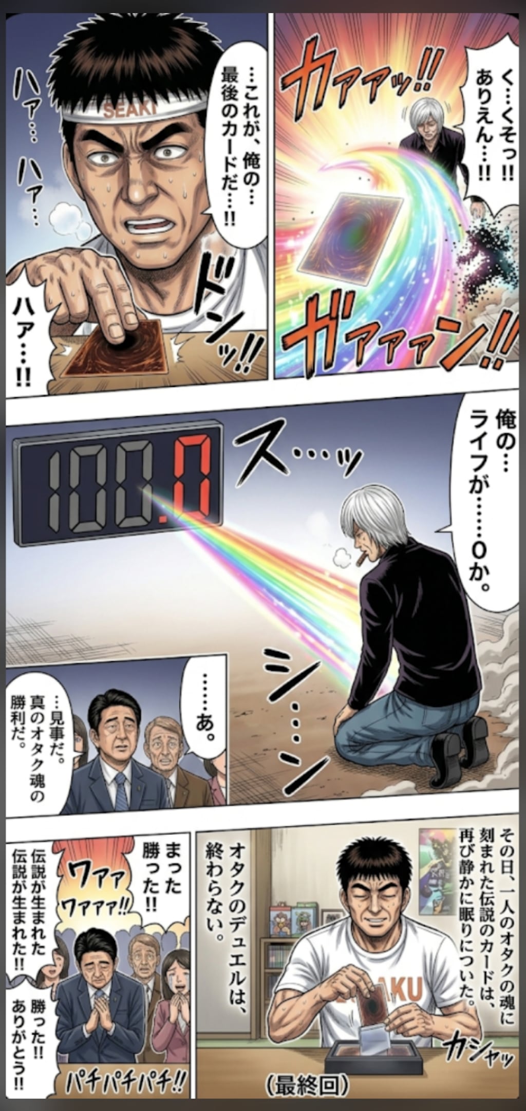 熱い🔥カオスカード　　　　　　　　　　　　💥バトル漫画｡