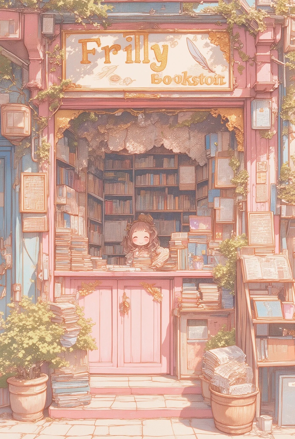 フリフリ本屋さん