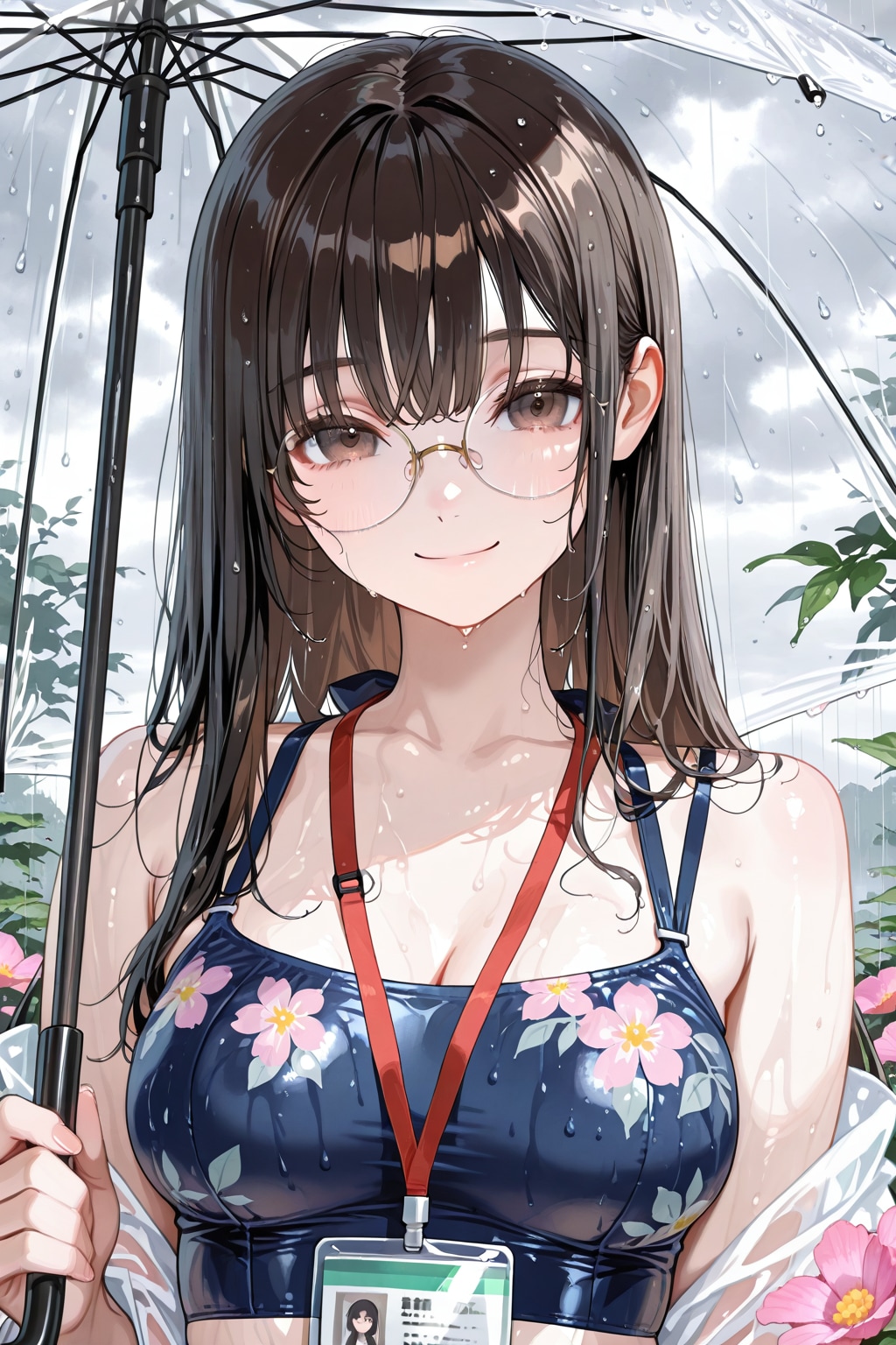 水着のOLさん