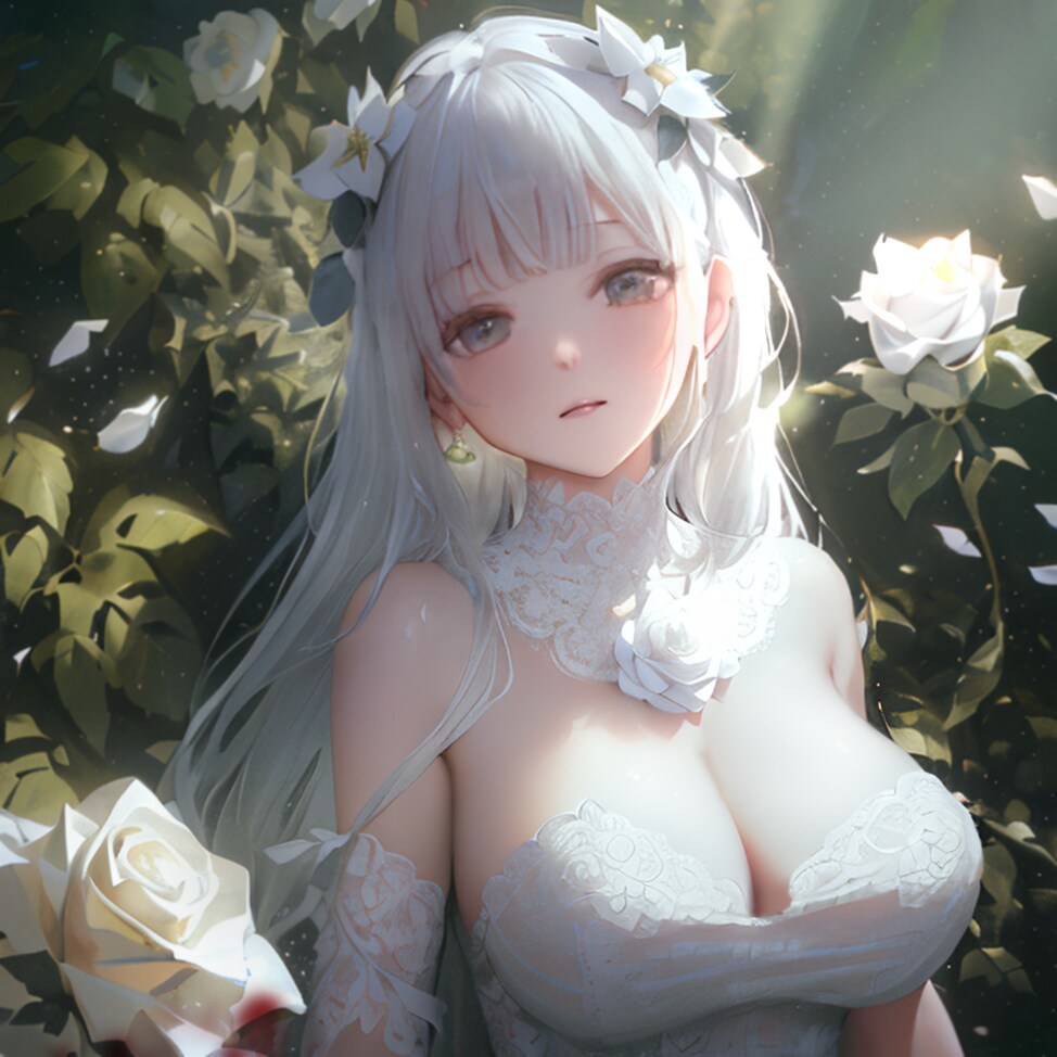 ブライダル　ローズ,ホワイト princess virgin,