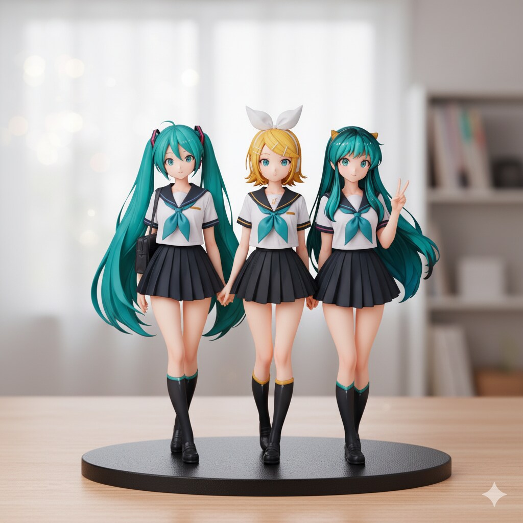 ミクさん リンさん ラムさん✨