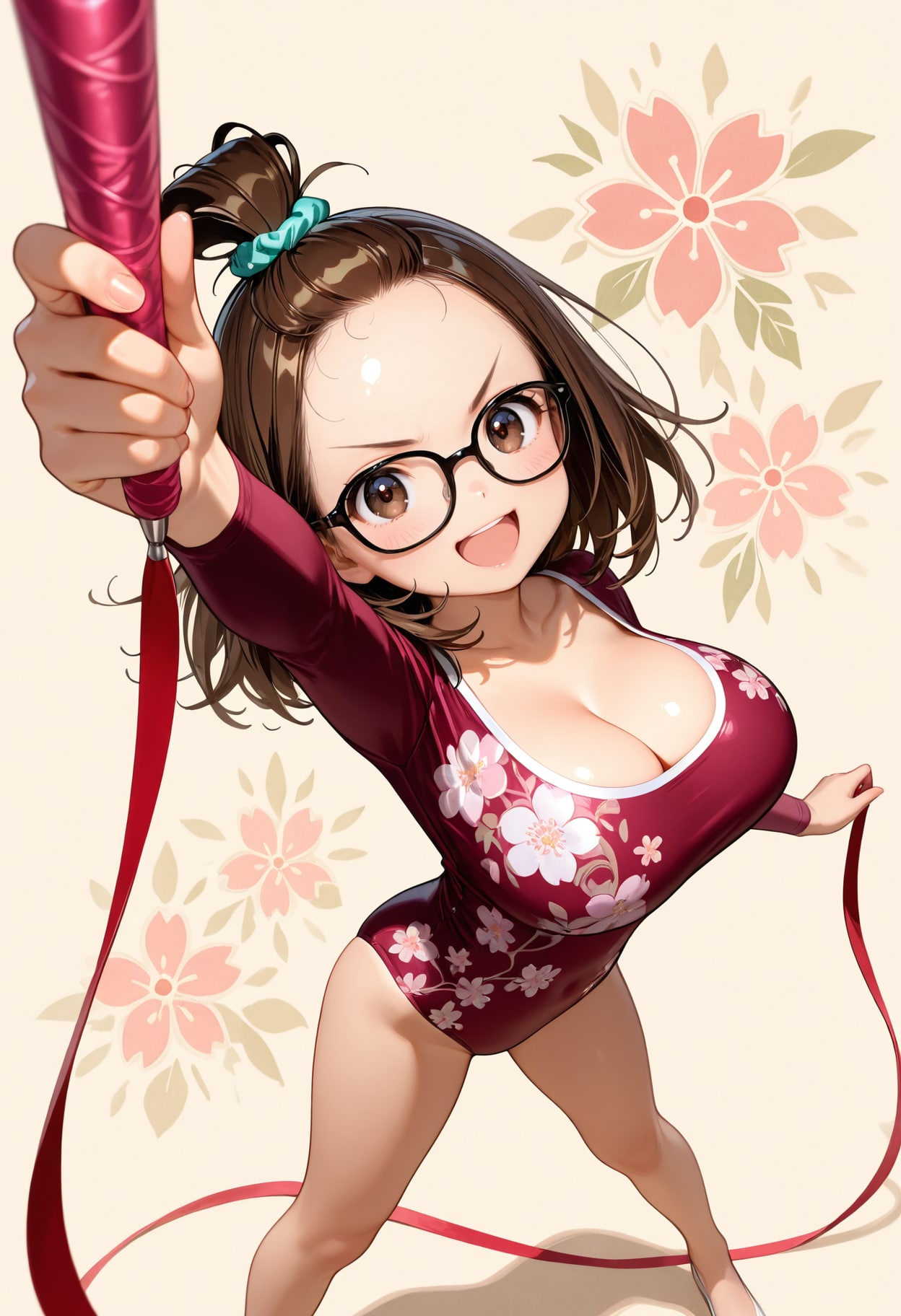 新体操部非顧問。
