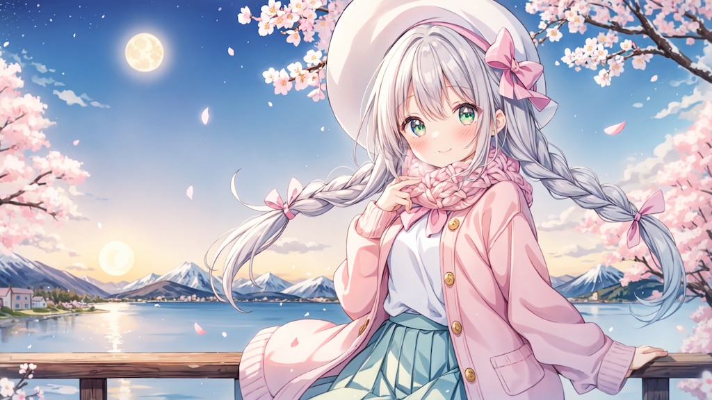 遠くに見える景色には