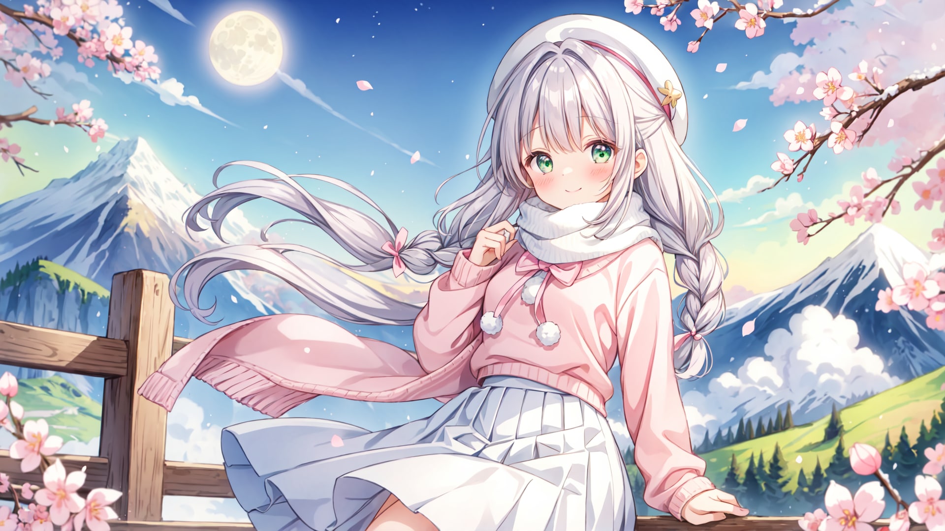 遠くに見える景色には | の人気AIイラスト・グラビア