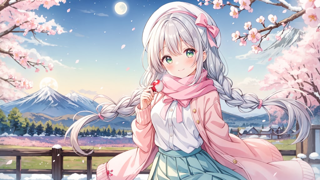 遠くに見える景色には