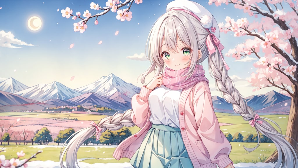 遠くに見える景色には