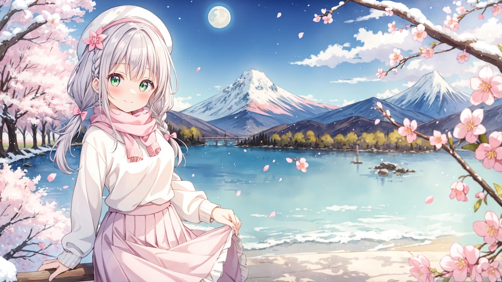 遠くに見える景色には