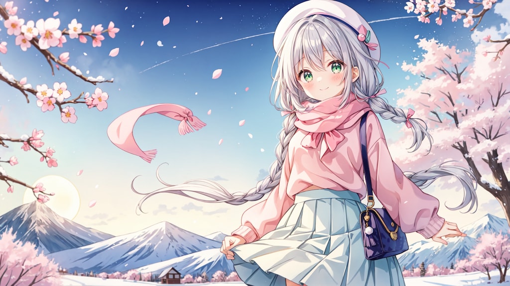 遠くに見える景色には