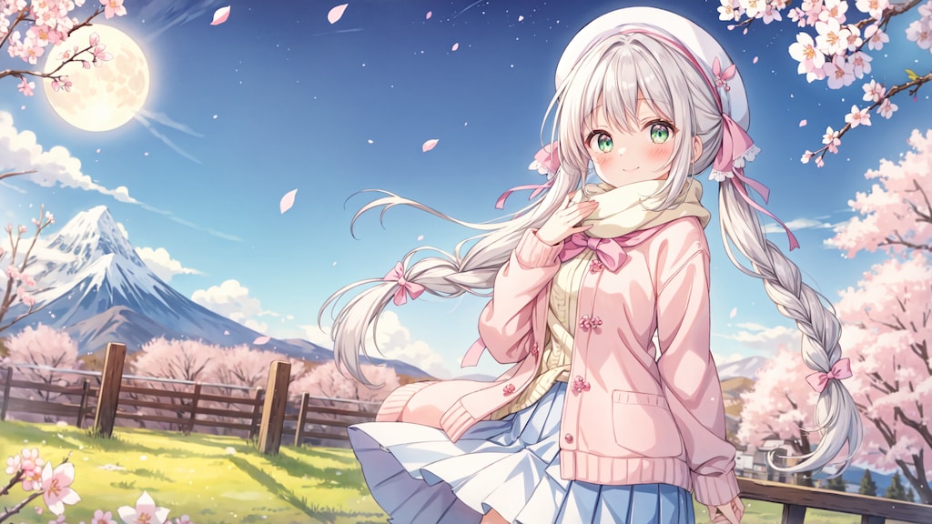 遠くに見える景色には