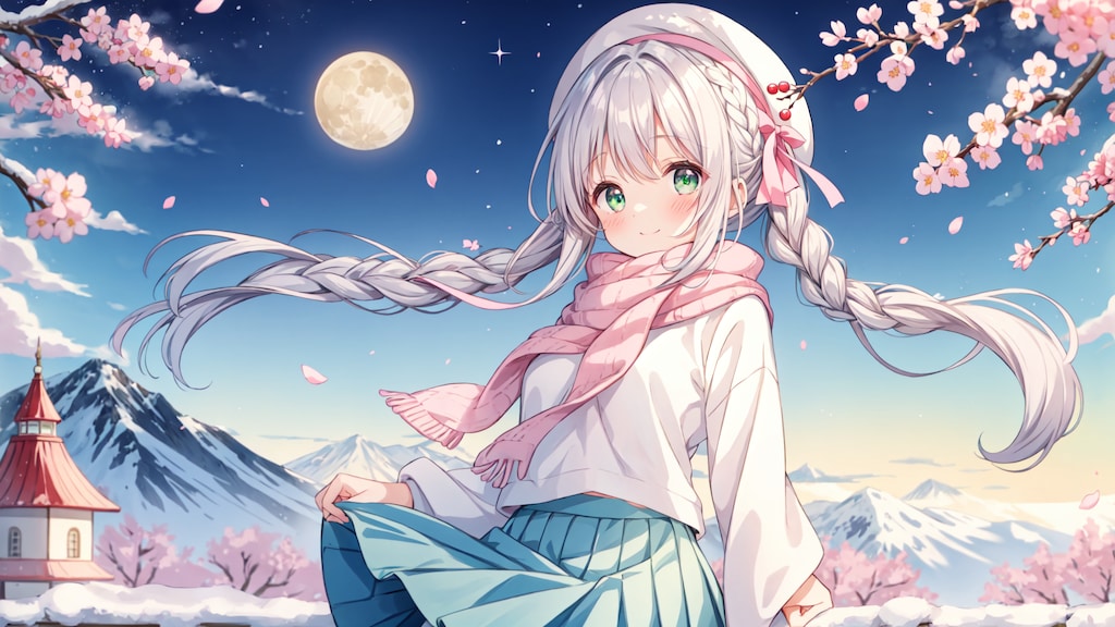 遠くに見える景色には