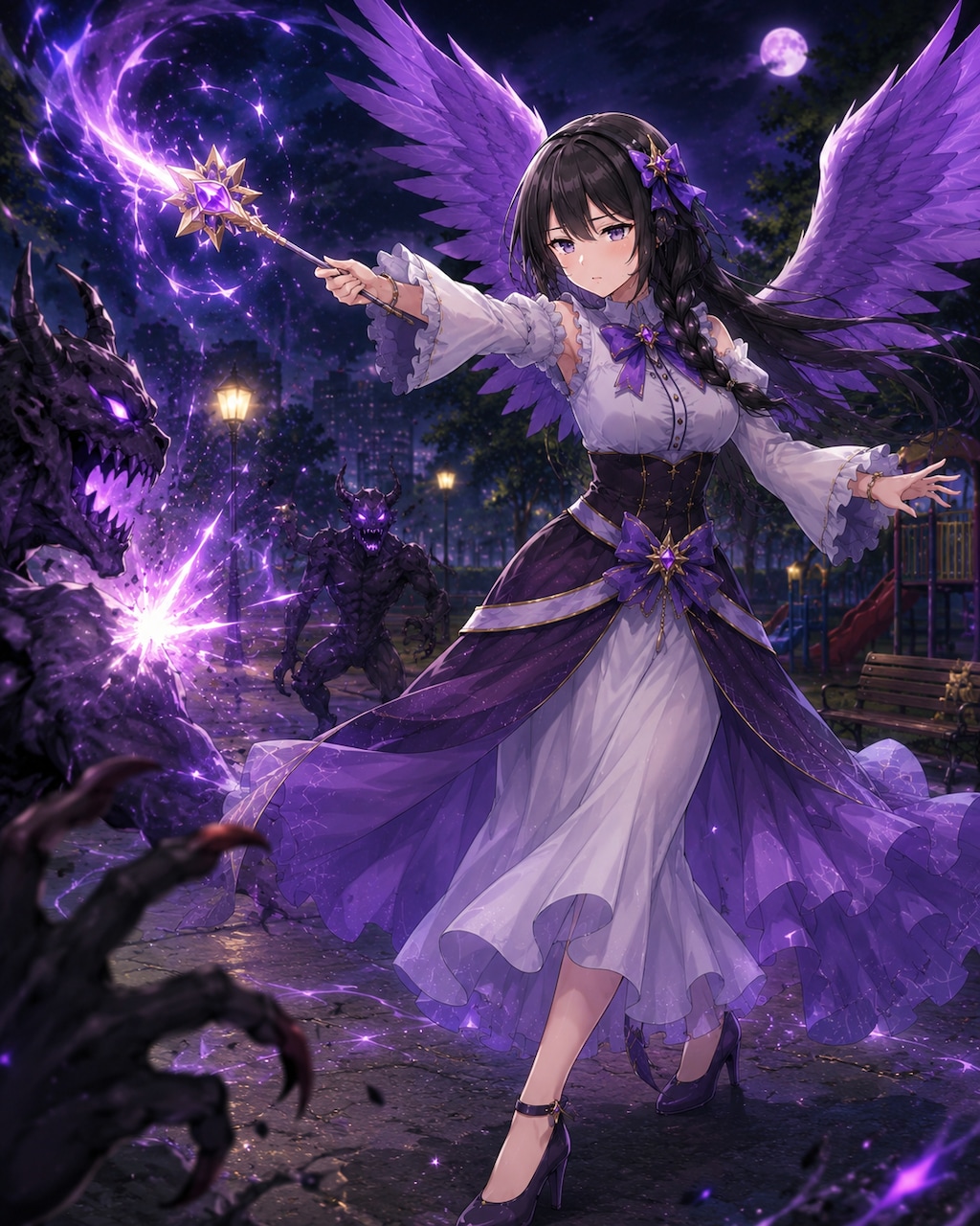 アラサー魔法少女の朝と夜の顔