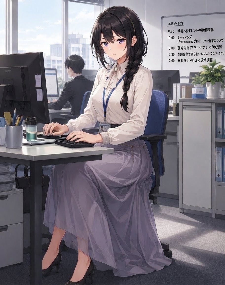 アラサー魔法少女の朝と夜の顔