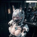 白狐お姉さん2085　人体機械化が進んだ世界① 9枚目