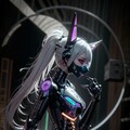 白狐お姉さん2085　人体機械化が進んだ世界① 3枚目