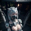 白狐お姉さん2085　人体機械化が進んだ世界① 5枚目