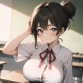 髪型で遊ぶ 5枚目