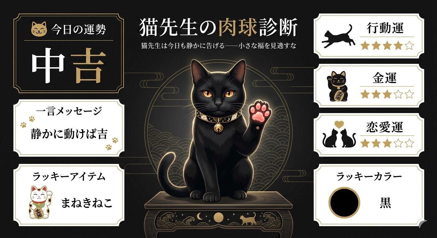 猫先生の占い