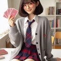 眼鏡女子 楓のポーカー 3枚目