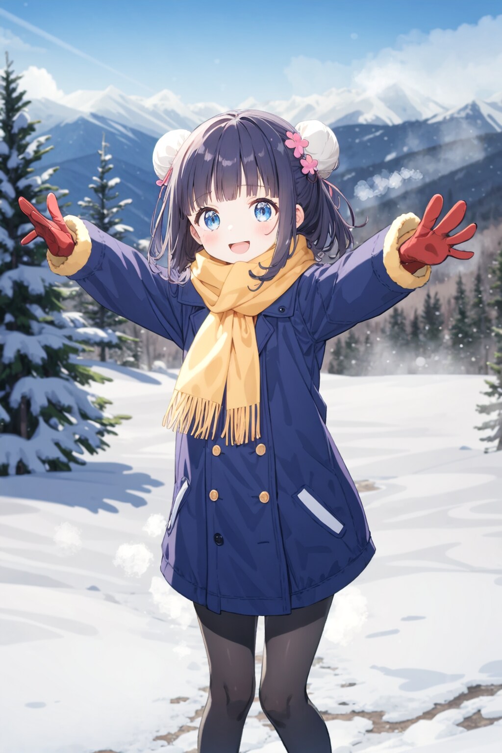 おだんごちゃん🍡✨の雪⛄❄遊び✨