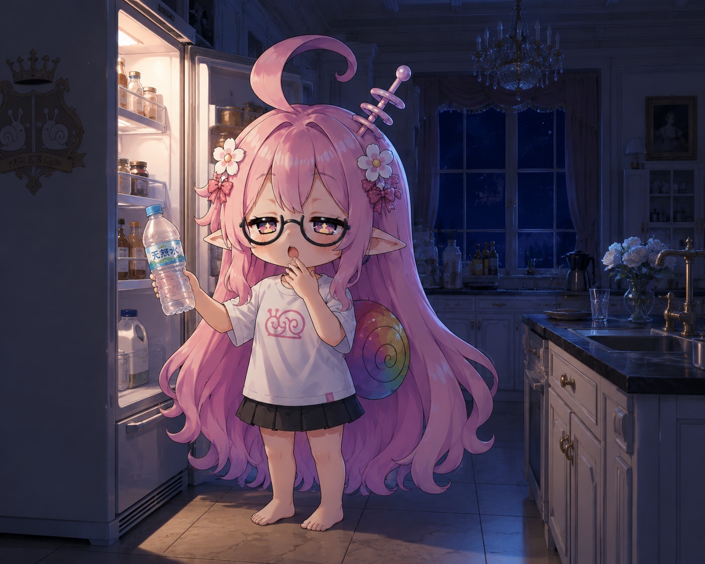 深夜1時台に目が覚めました…… | の人気AIイラスト・グラビア