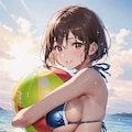 波打ち際の彼女 3枚目