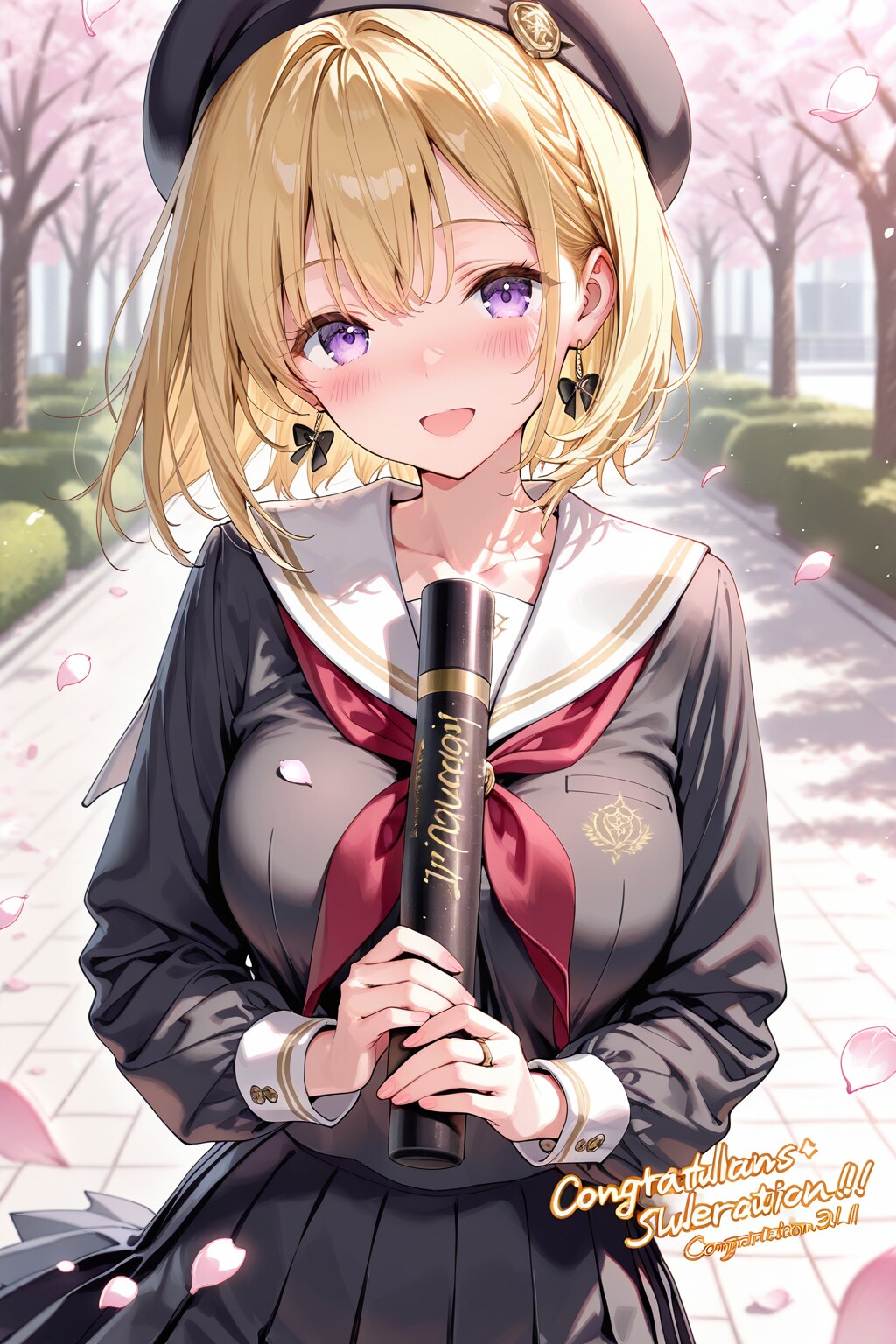 卒業しました