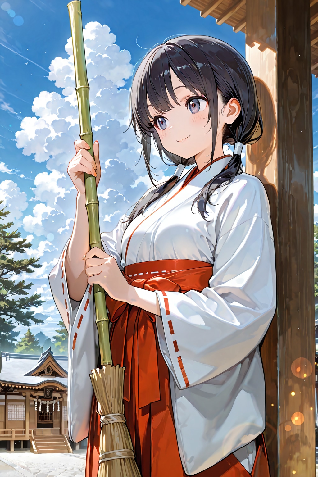 巫女(ECHIDNA)(55) | の人気AIイラスト・グラビア