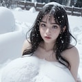 作者目線の雪遊び 4枚目