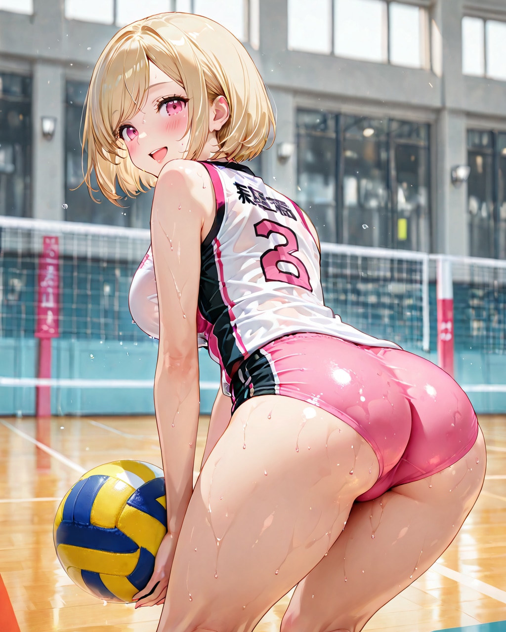 体育館て暑いよね