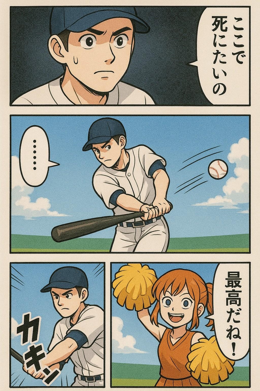 マンガ・サイコパスチアガール⚾️