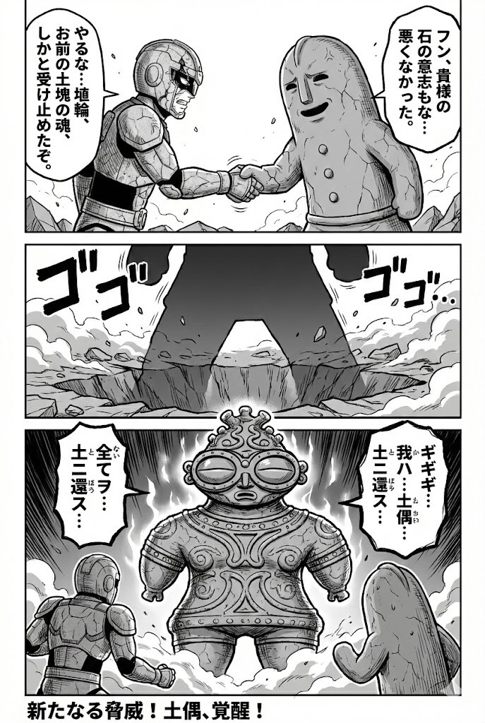 地蔵と埴輪の和解 | の人気AIイラスト・グラビア