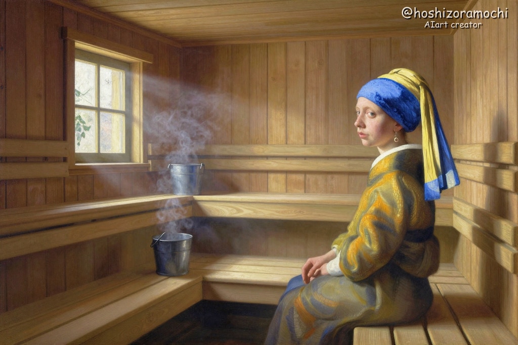 光と静寂の聖域 ー フェルメールの見た、サウナ