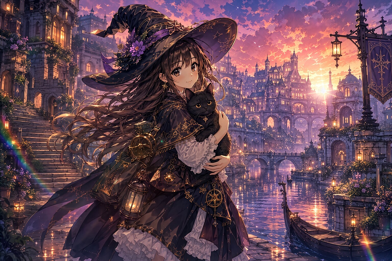 黄昏時の魔女 | の人気AIイラスト・グラビア