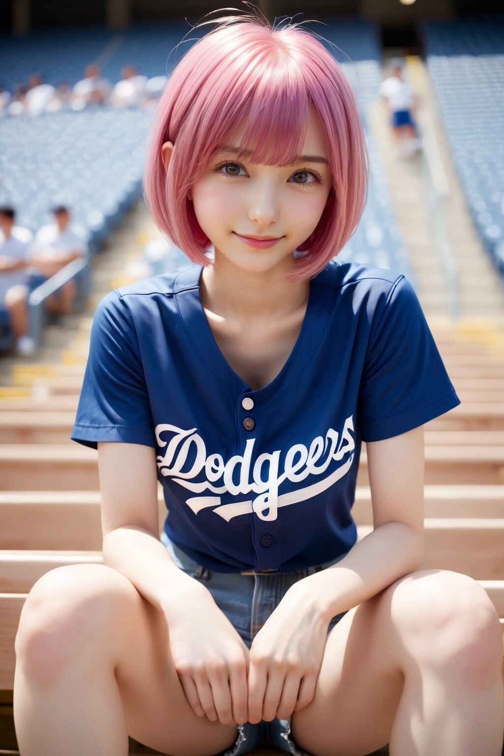アリスの野球観戦