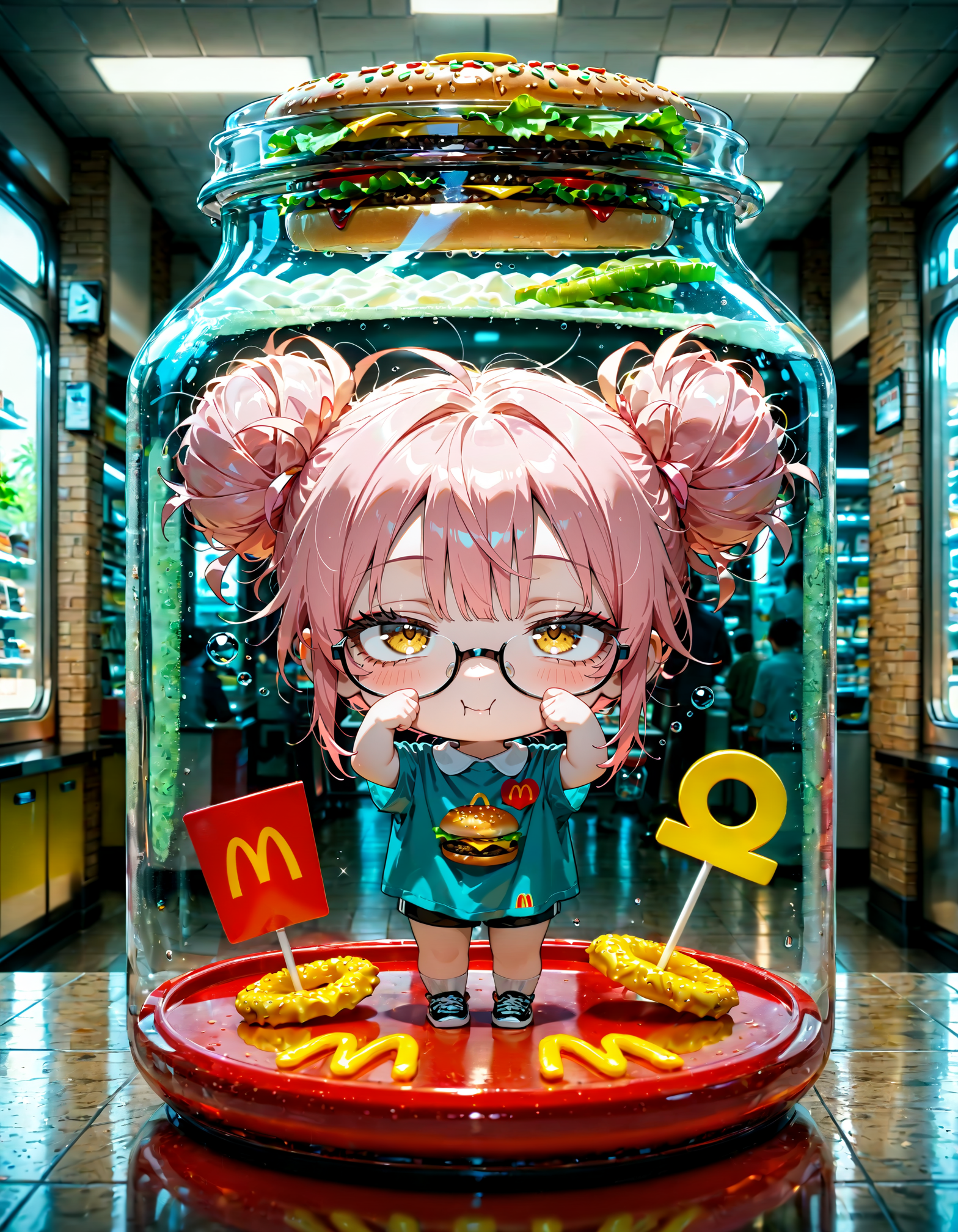 今日は何の日？　ハンバーガーの日 | の人気AIイラスト・グラビア