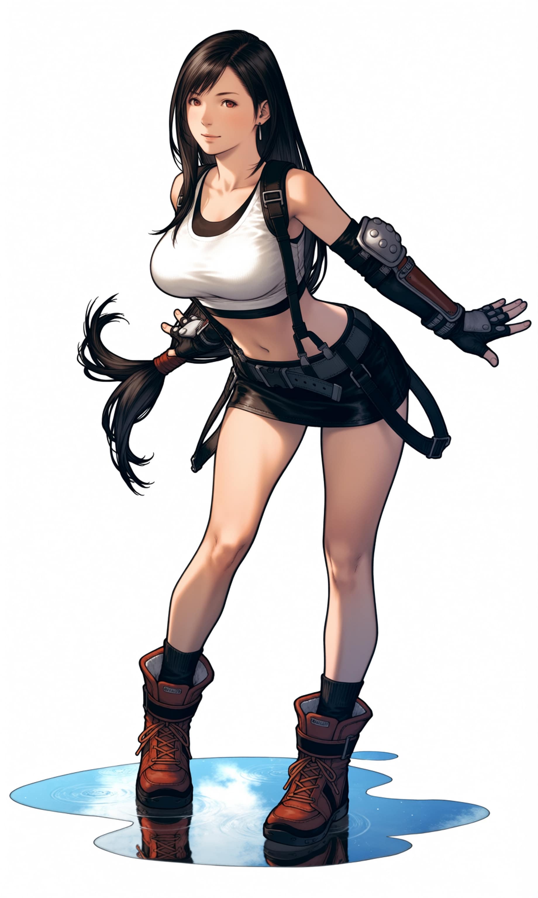 ティファ・ロックハート（FF7R）イラスト風 | の人気AIイラスト・グラビア
