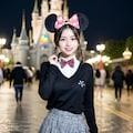 夜の制服ディズニー 2枚目