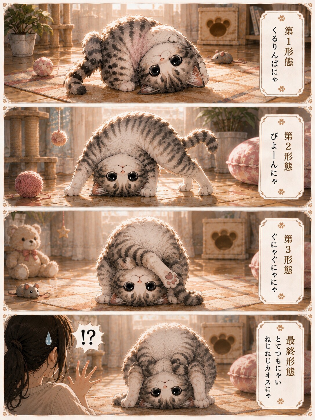 ねこさまの4形態 | の人気AIイラスト・グラビア