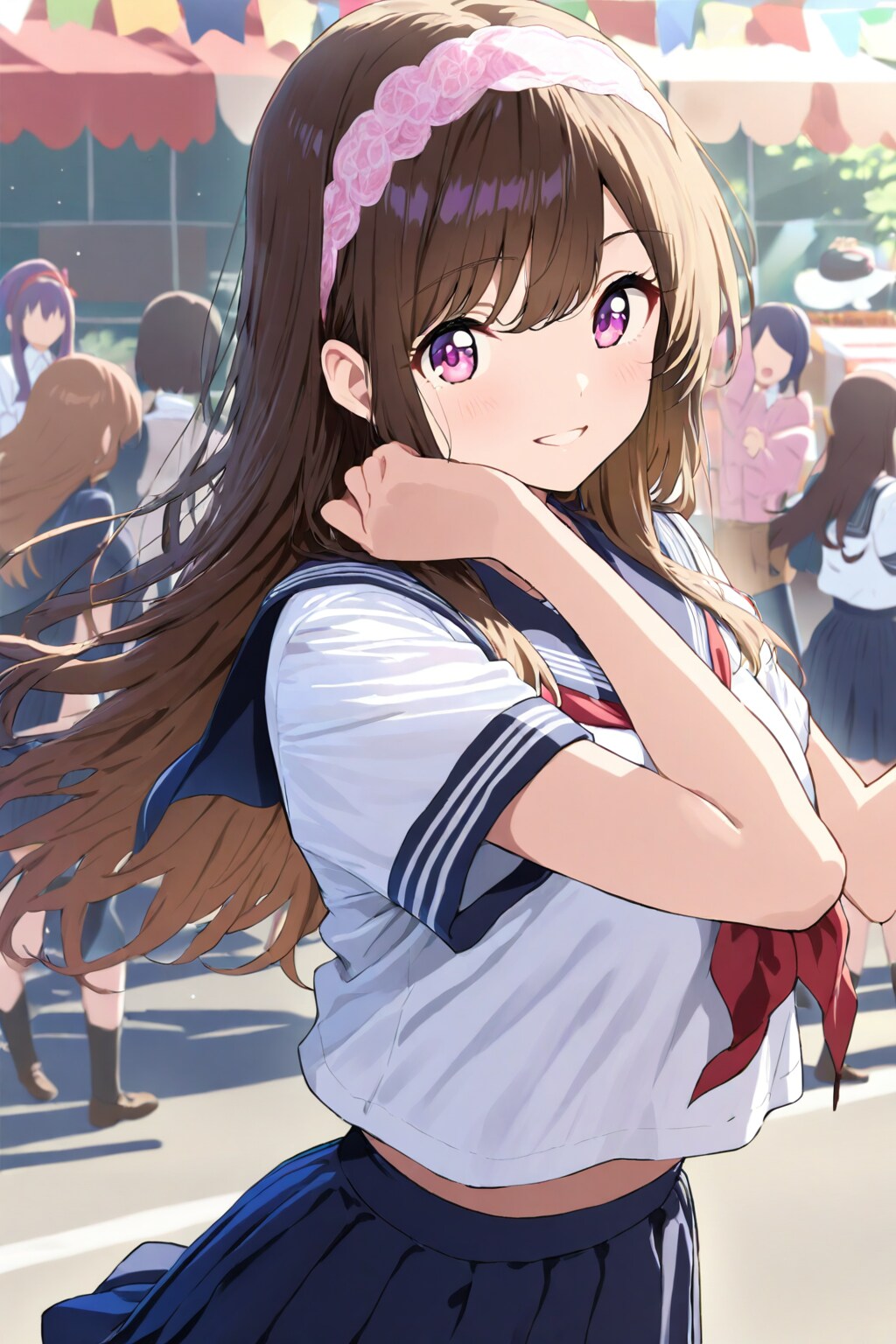 文化祭の文化祭実行委員JK❣️ | の人気AIイラスト・グラビア