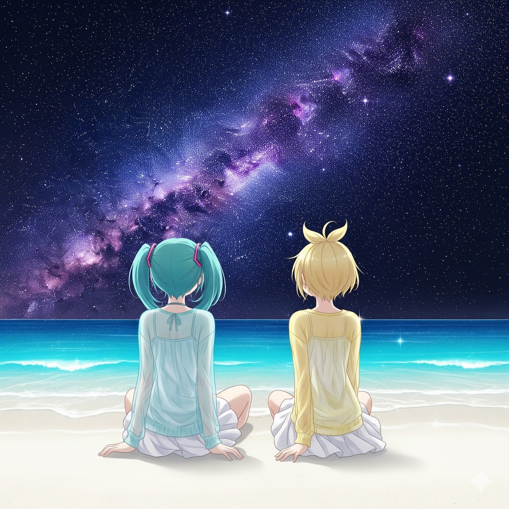 ミクさんリンさん モルディブ旅行