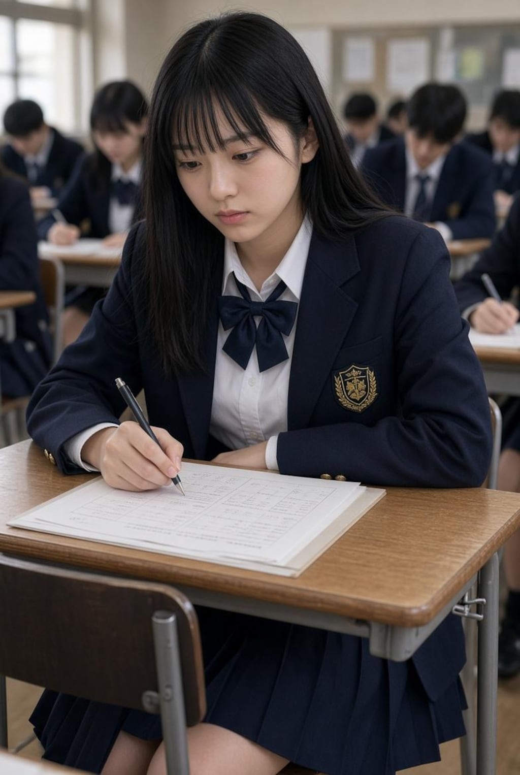 制服女子