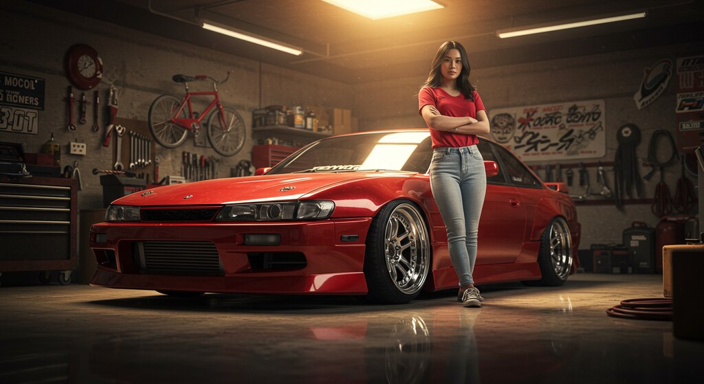 S14シルビアのドリ車