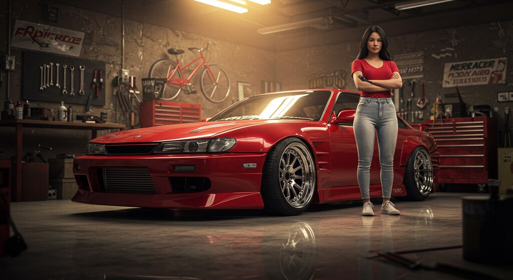 S14シルビアのドリ車