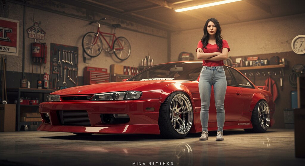 S14シルビアのドリ車