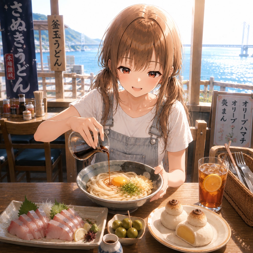 梢とランチ（７０）讃岐と言ったらうどんでしょ