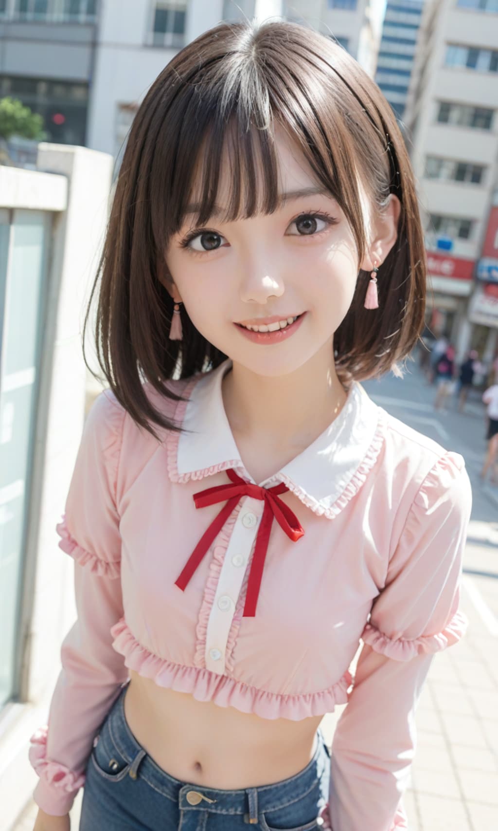 可愛い洋服にしたんだよ❤